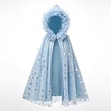 [HOOMINIDAY] プリンセス ドレス エルサ風 コスチューム キッズ ハロウィン 仮装 子供 雪の結晶 飾り パーティー 誕生日 ギフト クリスマス (100)