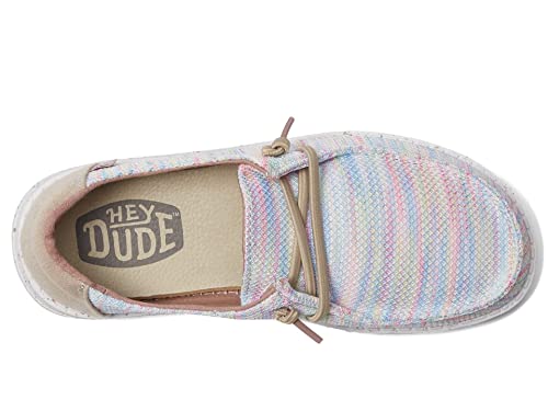 Image of HEYDUDE Youth Wendy Stretch Aurora White Multi 3