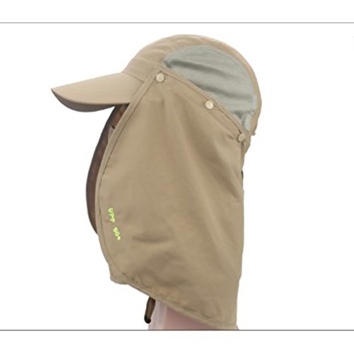 1 gorro de pesca LIOOBO de secagem rápida 360 graus rosto pescoço respirável proteção UV chapéu vise