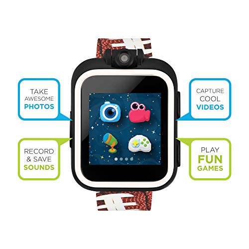 Kids Smart Watch PlayZoom - Video Camera Selfies STEM Learning Educational Fun Games, MP3 Music Player Audio Books Touch Screen Sports Digital Watch Gift for Kids Toddlers Boys Girls Fun Prints
