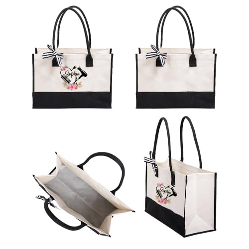 Bolso tote personalizado para estilistas de cabello miniatura 4