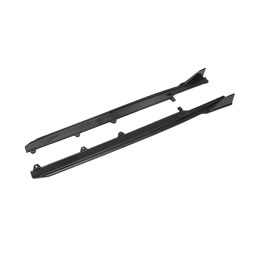Séparateurs Bas Caisse Extensions De Jupes Latérales en ABS Noir Brillant pour BMW Série 8 G14 G15 2 Portes 2021-2025