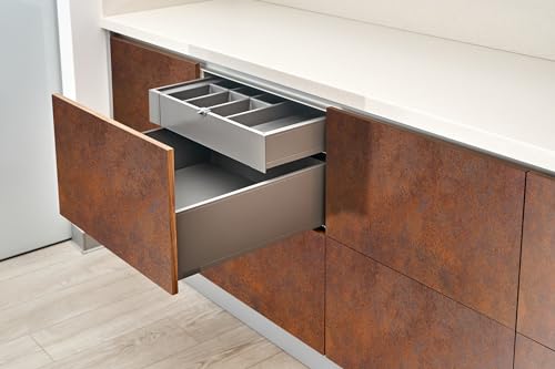 Papel pintado para tapar imperfecciones en armarios Wallfluent autoadhesivo óxido mate 100x50 5