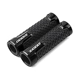 WINVOX Motorcycle Handlebar Aluminum Alloy Motorcycle Accessories for Kawasaki Z1000 Z 1000 7/8'' 22MM Handlebar Grips Protector Scooter Handle Bar Grip End Motorbike Handlebar Grip (Color : Black)