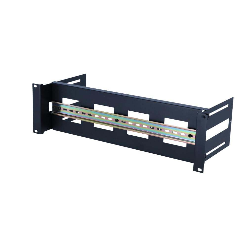 Rail DIN 3U pour Racks 19 Pouces - réglable en Profondeur