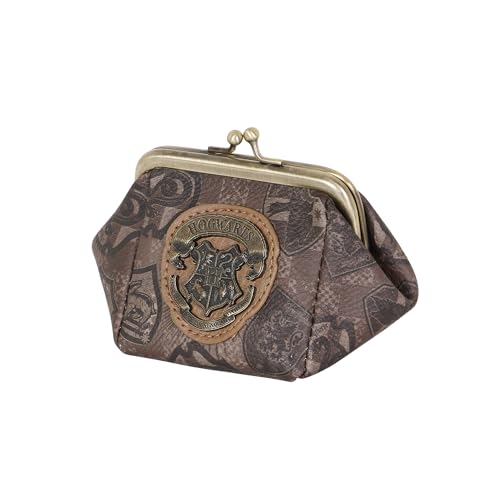 Harry Potter Pride-Porte-Monnaie Clic Clac, Brun