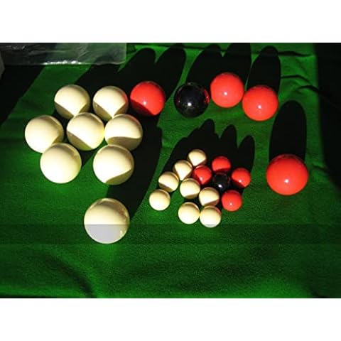 Aramith Set balls for Old English Bagatelle (1 and 1/2 inch, 1 black, 4 red, 8 white) Cover