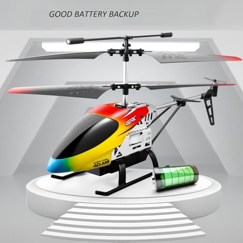 Image of FFTFH Helicopter for Kids Altitude Hold 2.4GHz RC Helicopters with Gyro for Beginner Toys Indoor Flying with 3.5 Channel LED Light Multi Color