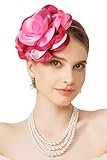 BABEYOND Fascinators Hats for Women - Tea Party Kentucky Fascinator Derby Hat Colorful Flower Headband with Hair Clip