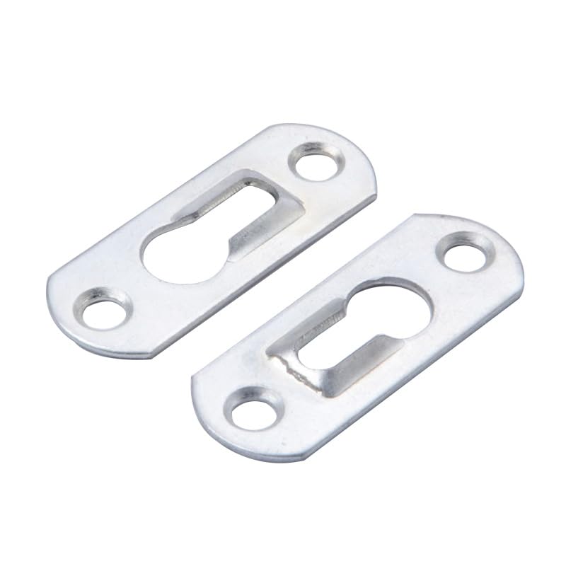 Image of Generic 1000Pcs Picture Mirror Keyhole Hanger Fasteners Metal Photo Frames Hanging Brackets Furniture Hardware Accessory