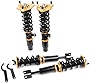 Coilover Struts Spring Shocks Adjustable Height Coilovers Suspension Struts Coil Spring Shocks and Struts Full Set Kits ECCPP Fit for 2015-2017 for Acura TLX /2013-2017 for Honda Accord