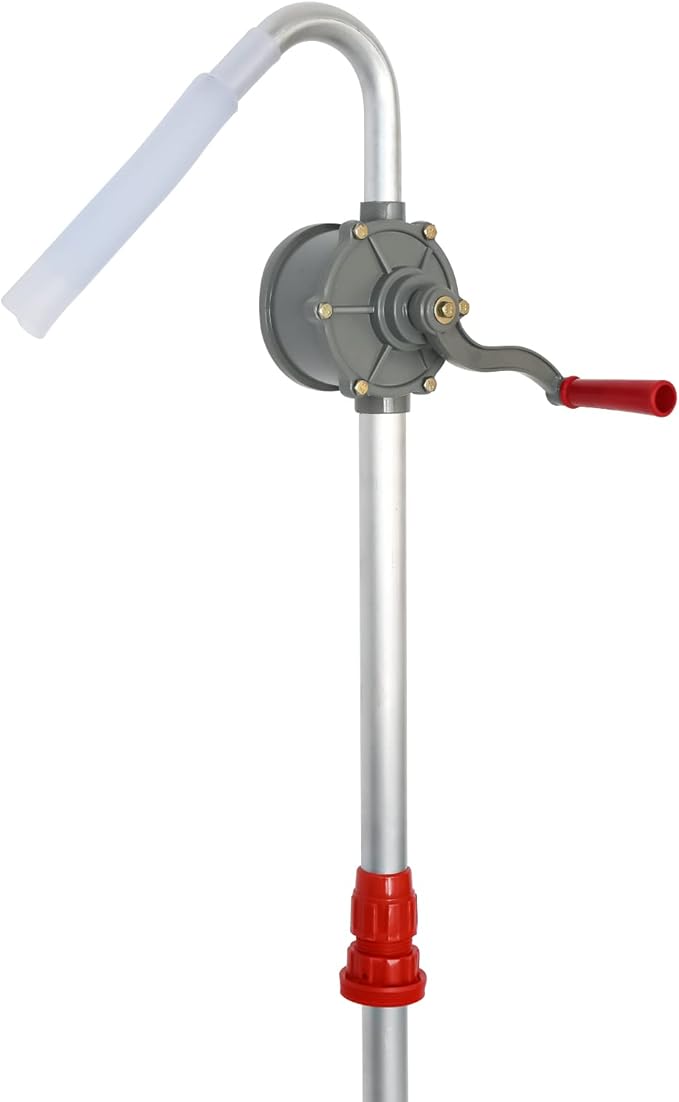 NORJIN Rotary Barrel Pump, Aluminum Rotary Hand Pump Fuel Pumps