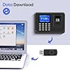 Clocking in Machines for Small Business, Fingerprint Password Attendance Machine, Checking-in Recorder Time Clock with 2.4 TFT LCD Screen Fingerprint Password, for Office Business with 8G U-Disk #1