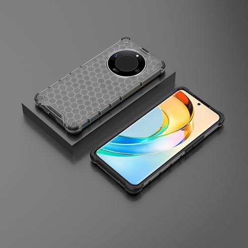 Image of Glasgow | for [ Honor X9B 5G ] Stylish Look Pattern Back Case Cover for [ Honor X9B 5G ] - Black