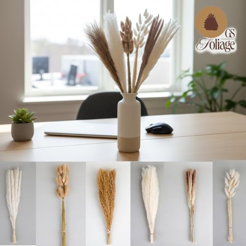 Ramo de Flores Secas, Paquete de 6 para Decoración miniatura 6
