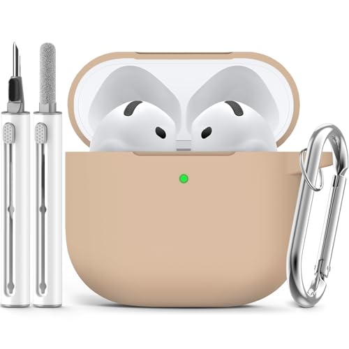 Image of Ljusmicker for AirPods 4 Case 2024 with Cleaner Kit,Brown