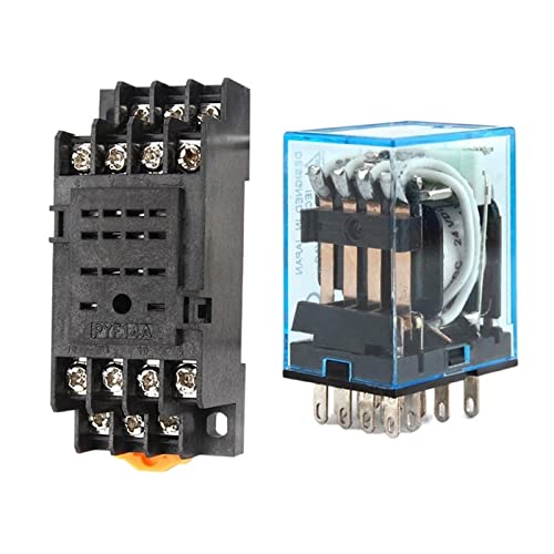 Relais intermédiaire AC 24V MY4NJ résout les pannes de signal avec sa base 14 broches PYF14A