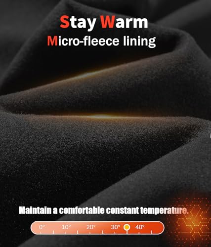 MAGCOMSEN Men's Quarter Zip Pullover Long Sleeve Sweatshirts Fleece Lined Golf Pullover Thermal Gym Workout Tops3