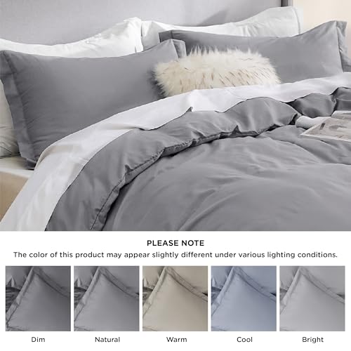 image for Bedsure Duvet Cover King Size - Soft Double Brushed Bedding Set for Ki