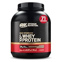Optimum Nutrition Gold Standard Whey Muscle Building and Recovery Protein Powder with Naturally Occurring Glutamine and Amino Acids, Chocolate Hazelnut, 71 Servings, 2.27kg, Packaging May Vary