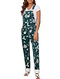 Yuanbang Gifts for Women Christmas Overalls Bib Coveralls Jumpsuit Gifts for Mom, Grandma, Wife, Her(Green,S)