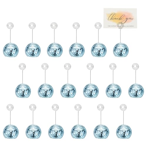Porte-cartes de table disco PATIKIL anti-vent pour menu de mariage