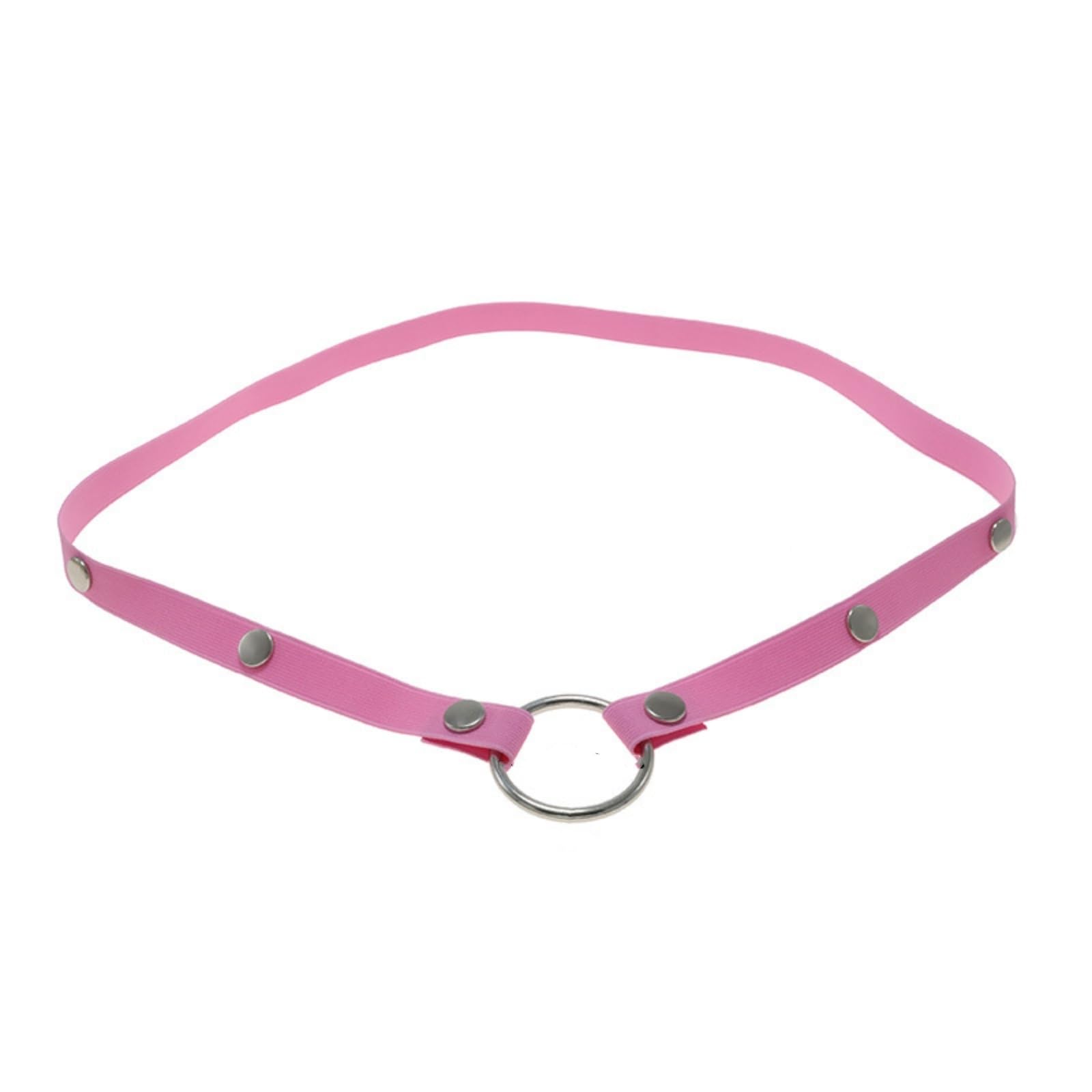 WOLWES Accessori della Cinghia per l'apparato di Fitness Maschio Anti-Shedding della Gabbia (Solo Cintura ausiliaria, Rosa)