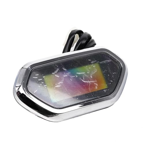 Rynplex Medidor 60V LED Pantalla LCD Piezas de visualización de Instrumentos Citycoco, for Harley, Scooter Eléctrico/Motocicleta Accesorios modificados Exhibición de patinetes eléctricos