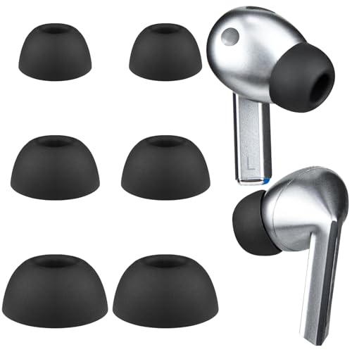 SOULWIT 3 Pairs Replacement Eartips for Samsung Galaxy Buds 3 Pro, - Image 2