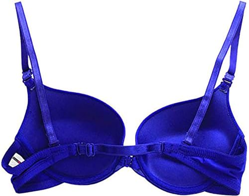 Image of Brachy Front Closure Push-Up Bra for Women, Padded Wired Seamless T-Shirt Bra, Multiway Strap Bra Invisible Fit