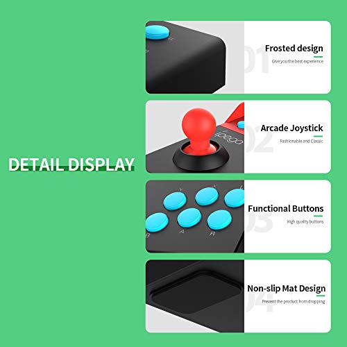 Joystick de jogo, Andoer PG-9136A Arcade Game Joystick Single Rocker Mini portátil Gamepad Controlle