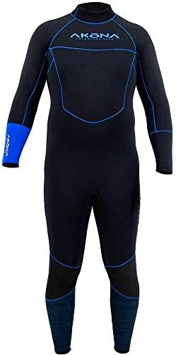 AKONAMen's 3mm Full Suit. Quantum Stretch Neoprene. Designed to Keep You Warm in The Waters Between 70 and 85 Degrees - 5X-Large