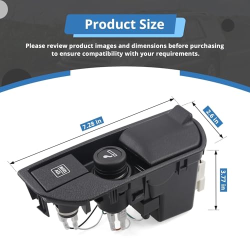 Image of 74110-35010-B0 Ashtray Lighter Kit Compatible with Toyota 4Runner 03-09,7411035010B0