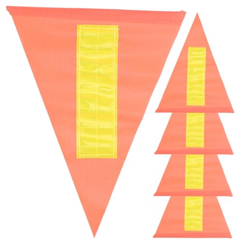 Drapeaux de sécurité réfléchissants FONDOTIN haute visibilité et anti-déchirure