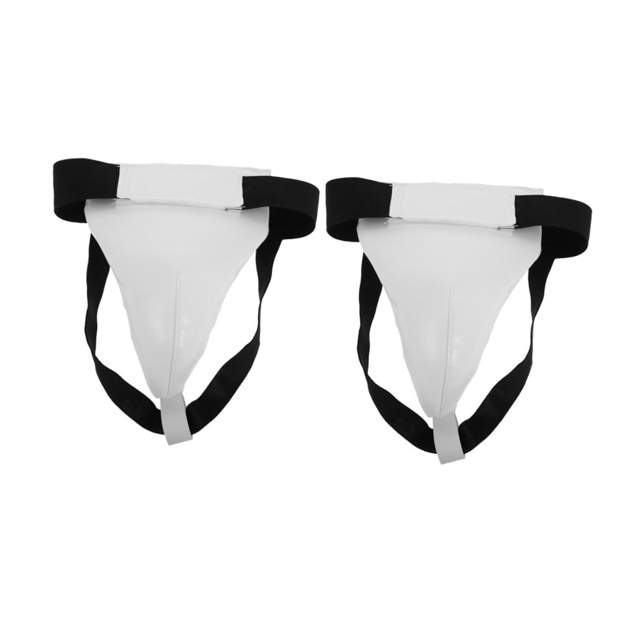 Hemoton Wear Resistant Groin Protector for Martial Arts Comfortable Crotch Guard for Men Adjustable Training Protector for Sparring Fighting Impact Mitigation Support