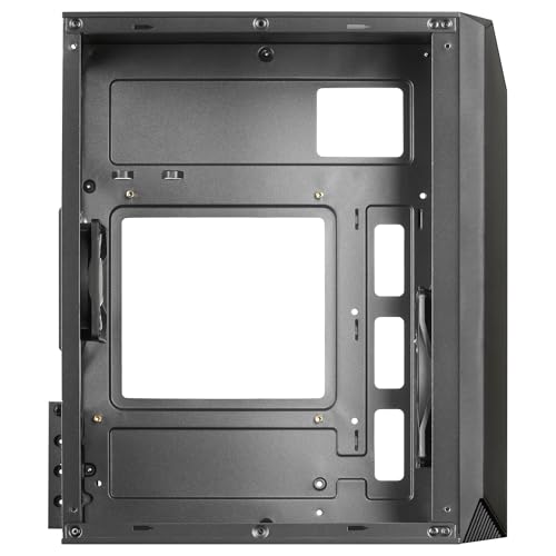 MC-S1 Nero, Case PC Gaming Compatto Micro-ATX, Illuminazione ARGB 12 Modalità, Ventola FRGB, Finestra Laterale Completa - Case PC - Immagine 5