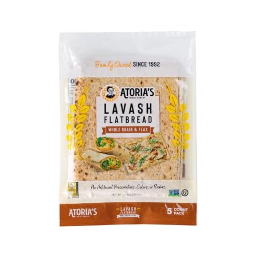 Atoria's Flax Lavash Flatbreads Pack