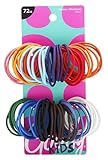 Goody - Ouchless No Metal Gentle Elastics, Assorted Colors, 72 pack
