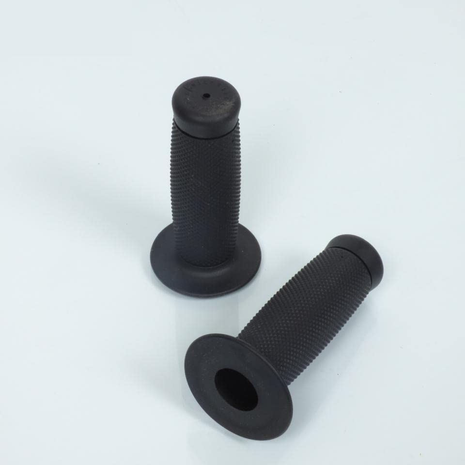 Coppia di maniglie, rivestimento in gomma nuovo di marca Biltwell modello Renegade GrIPS KRaton Rubber Black colore nero previsto per manubrio 1