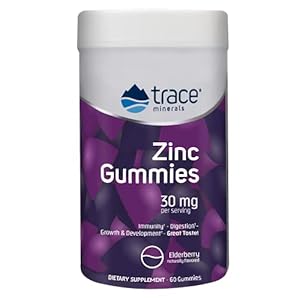 Zinc Gummies by Trace Minerals – Great for Adults & Kids – Vegan, Gluten Free, Non GMO Supplement – Natural Immune…