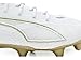 Puma, Mens, Ultra 6 Pro Firm, Artificial Ground Soccer Cleats, White/Metallic Gold/Black, 9.5, D - Medium
