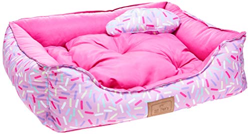 SS Pets Cama Granulado Rosa Pet Para Cães E Gatos Tamanho Médio Para Cães