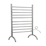 Amba SAFSB-33 Free Standing Plug-In Towel Warmer, Brushed