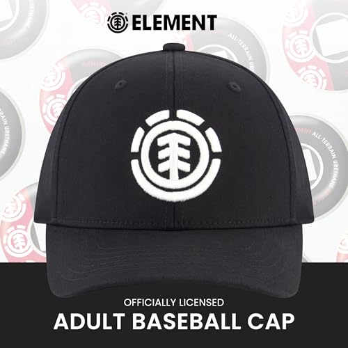 Image of Element Unisex Adult Element Baseball Hat, Adult Flex Fit Active Sport Cap with Curved Brim