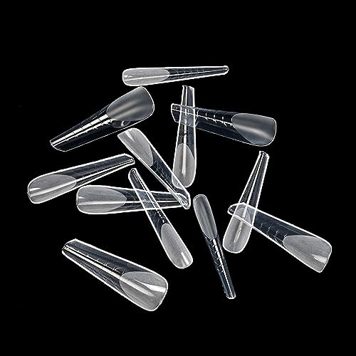 Molde para uñas UV Gel, cubre toda la uña, transparente miniatura 4