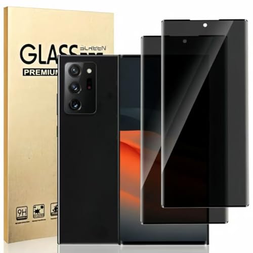 2 Pack Galaxy Note 10 Plus Privacy Screen Protector 9H Hardness[Anti-Scratch] Anti-Spy Tempered Glass Protective Film Full Anti-Glare Anti-Scratch for Galaxy Note 10 Plus Smooth and Responsive