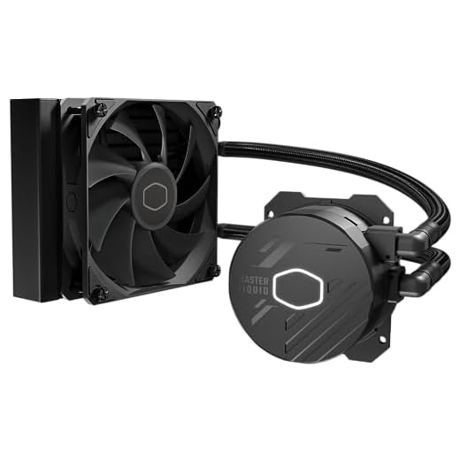 Cooler Master 120L Core Close-Loop AIO Liquid Cooler, R7|i5 Gen S Dual Chamber Pump, 120mm PWM, 120mm Radiator, White Lighting, AMD Ryzen AM5|4, Intel LGA 1851|1700 Platform