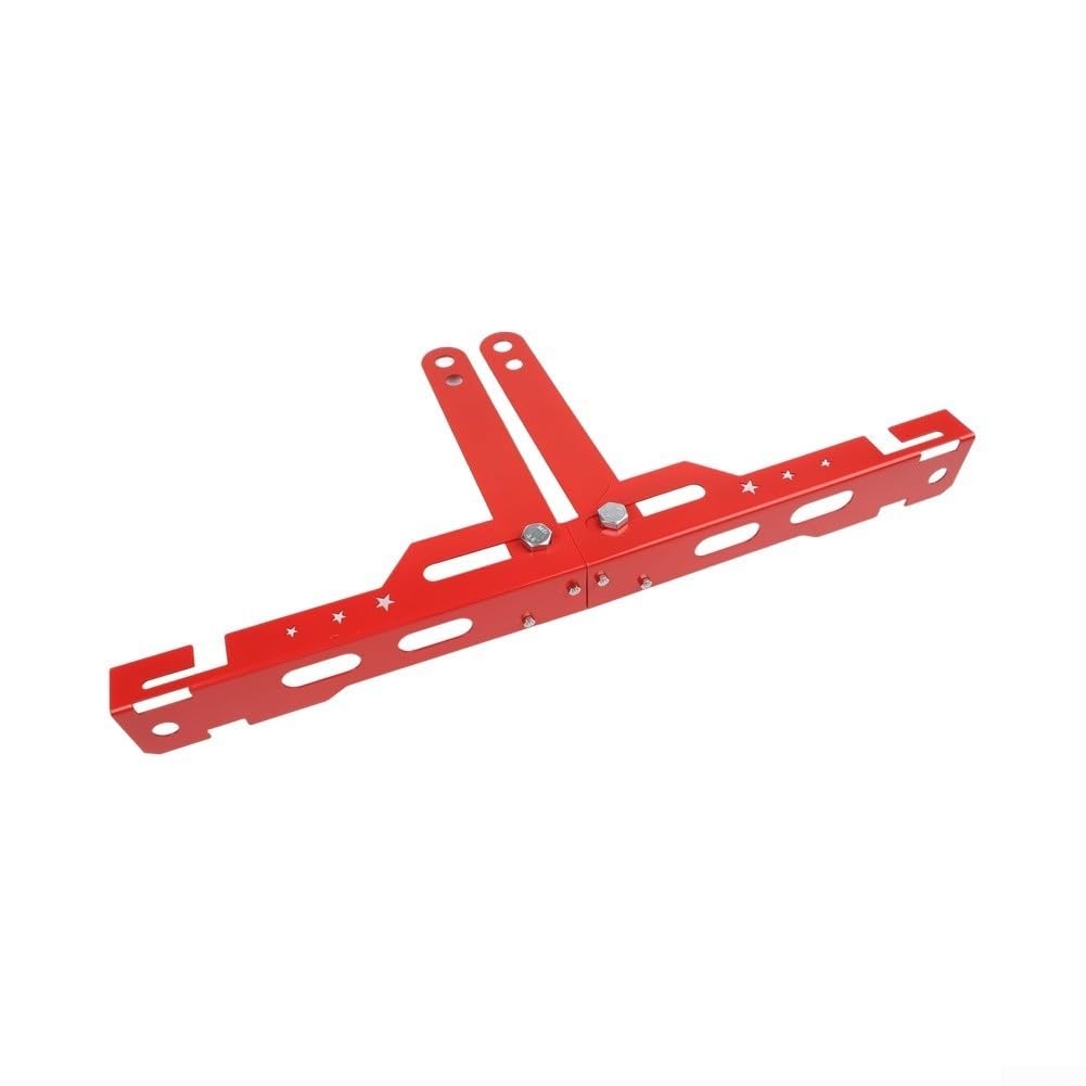 Strumento pesante per la misurazione dell'asse, strumento di regolazione per caduta degli pneumatici senza smontaggio delle pinze del freno, per Jeep camion SUV per dadi da 14 mm e 16 mm (rosso)