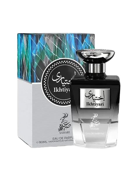 IKHTIYARI Men Eau de Parfum, Oriental Scent, 3.4 Fl Oz, Spray, Glass Bottle, Paraben Free, Luxury