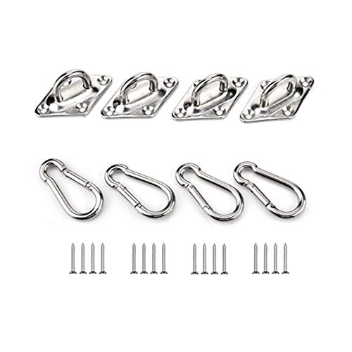 PFIFF Anbindering 3er Pack - Verzinkter Barrenring 5cm Ø Zum Anschrauben